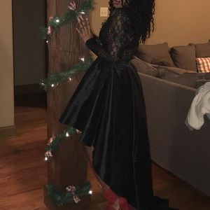 Formal Black High Low Dress 🖤